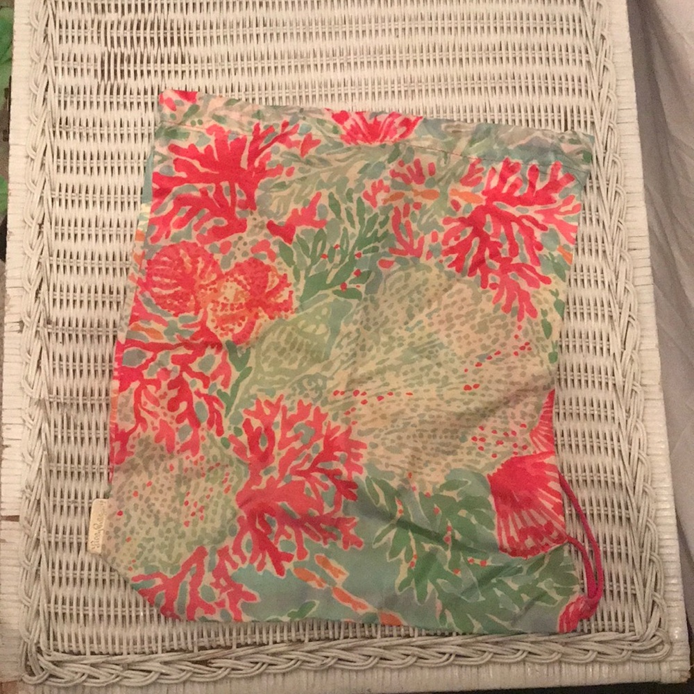 Lilly Pulitzer Drawstring Backpack - image 1